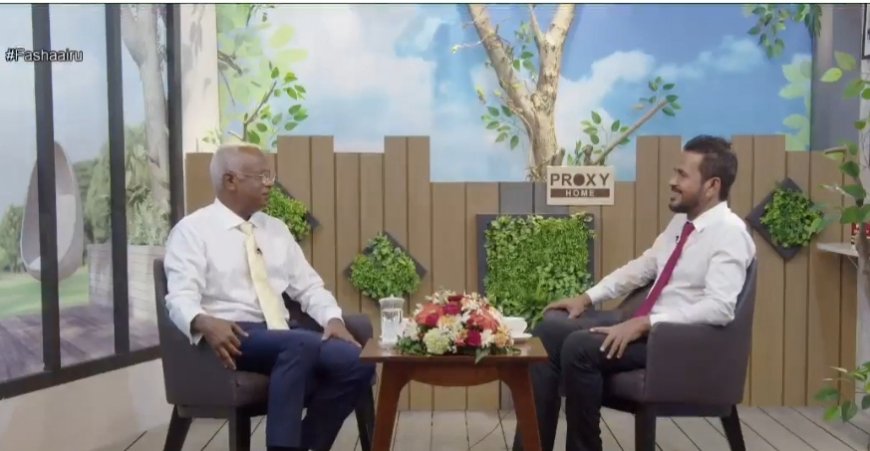 RajeTV's daily morning program starts with President Solih