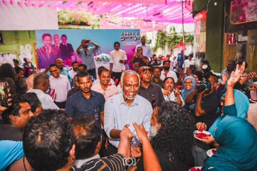 ރައީސް ސޯލިހުގެ ޓީމް ރޫޅި މުއިޒް އިންތިހާބު ކާމިޔާބުކުރުމާ ހަމައަށް