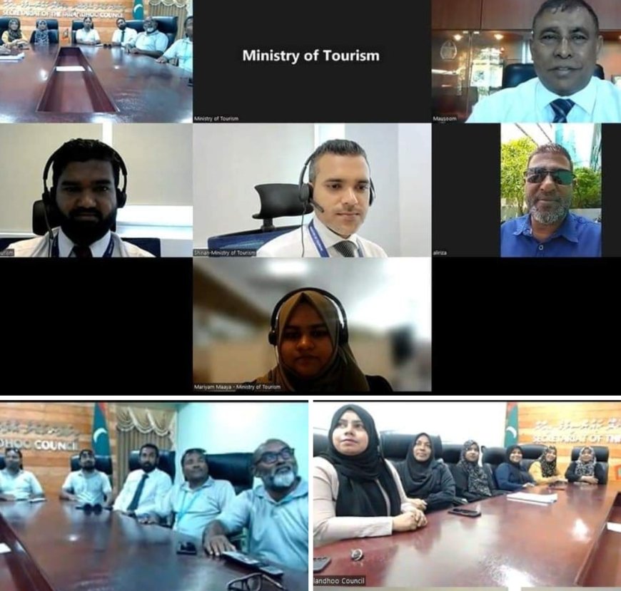 Tourism Diversification Team of Ministry of Tourism - Republic of Maldives met with Sh. Milandhoo Council & WDC Members & entrepreneurs on 2nd Nov via Zoom.