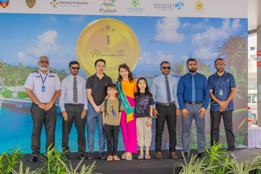 Maldives Tourism Celebrates 1 Millionth Visitor of the Year