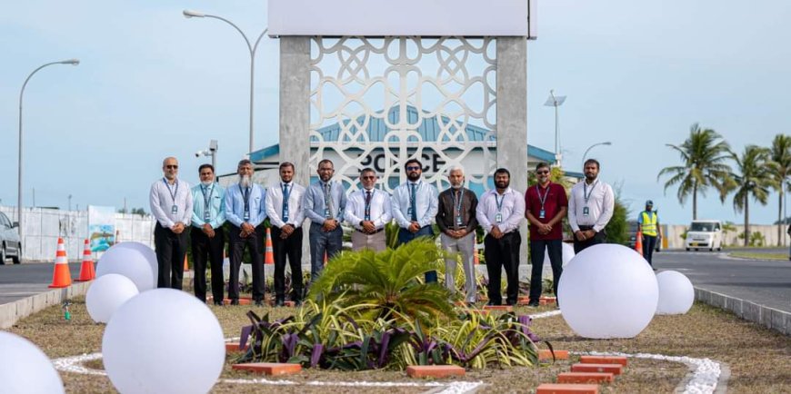 Velana Airport Welcomes Monument Unveiled in Grand Inauguration Ceremony